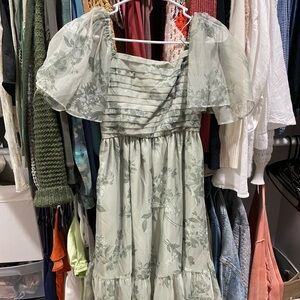 GREEN Abercrombie and Fitch dress